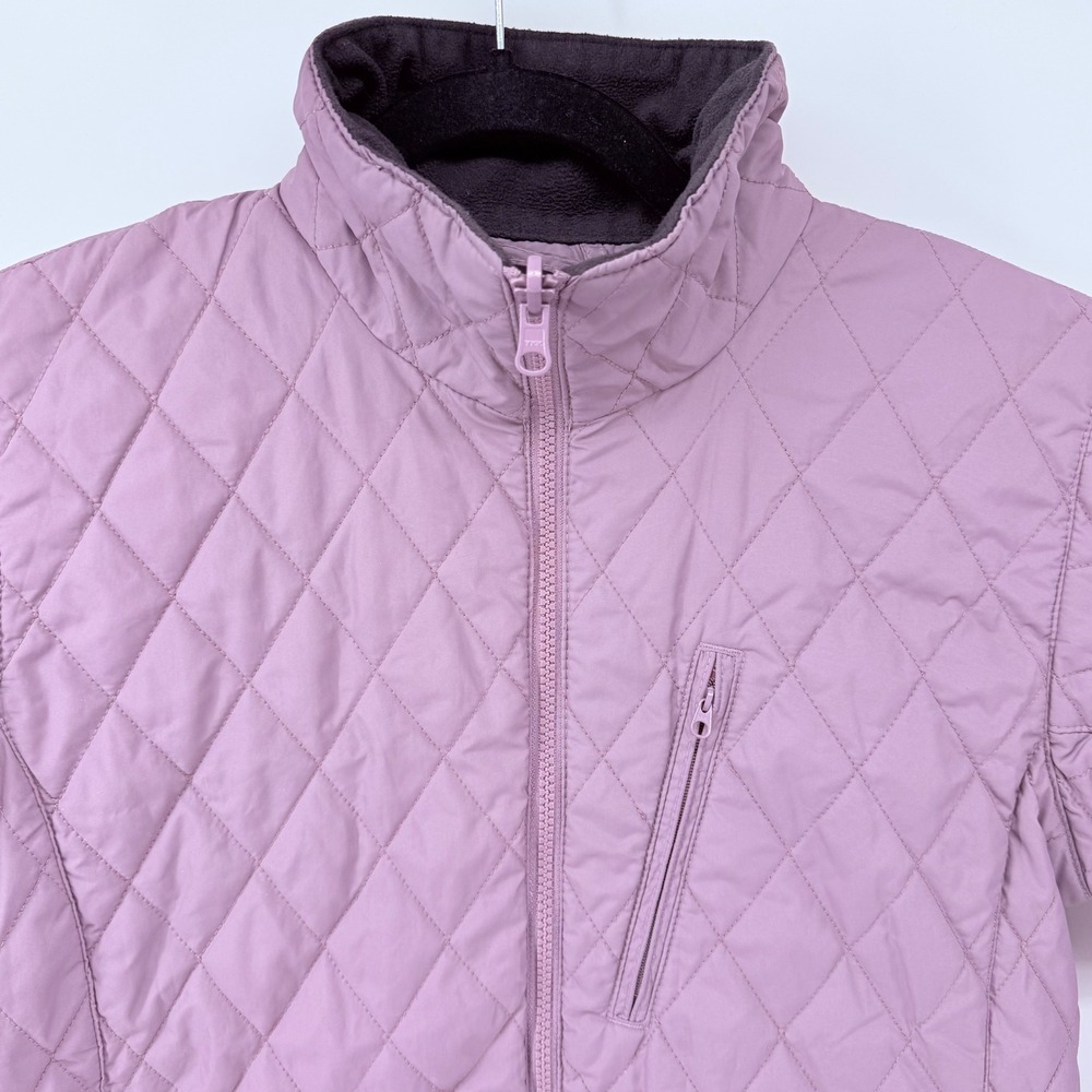 Columbia Sportswear Women Purple Quilted Interchange Zip Up Jacket Small XL - Picture 3 of 15
